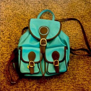Italian Leather Backpack Purse